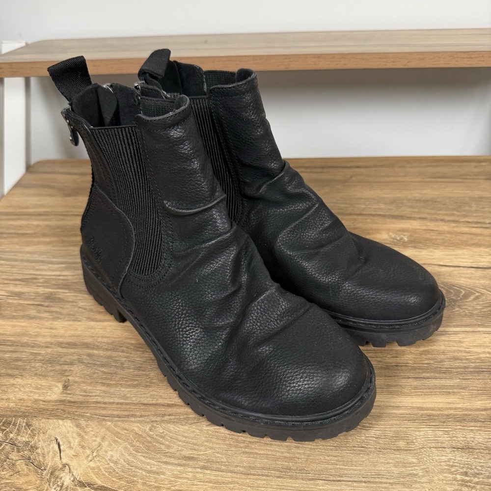 Blowfish Malibu Black Chelsea Boot Women's Size 8 Lined Warm
